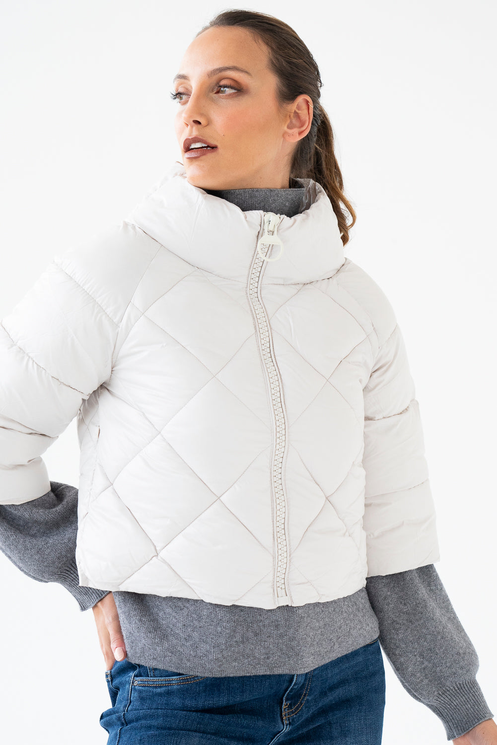 Cropped Puffer Jacket