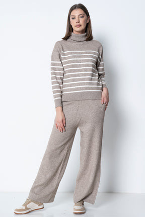 Taupe Knit Pant