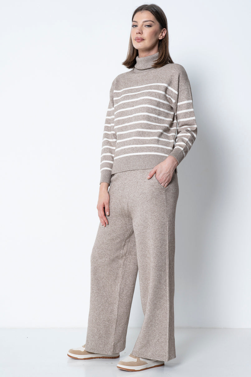 Taupe Knit Pant