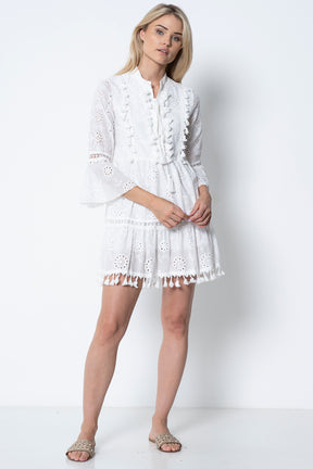 White Tassel Tunic