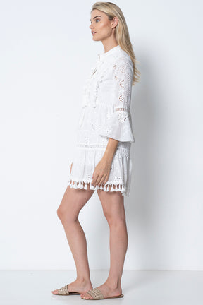 White Tassel Tunic