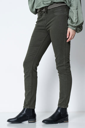 Olive Snake Reversible Joggers