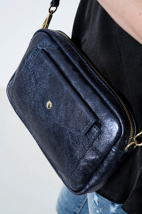 Ink Metallic Kelsey Bag