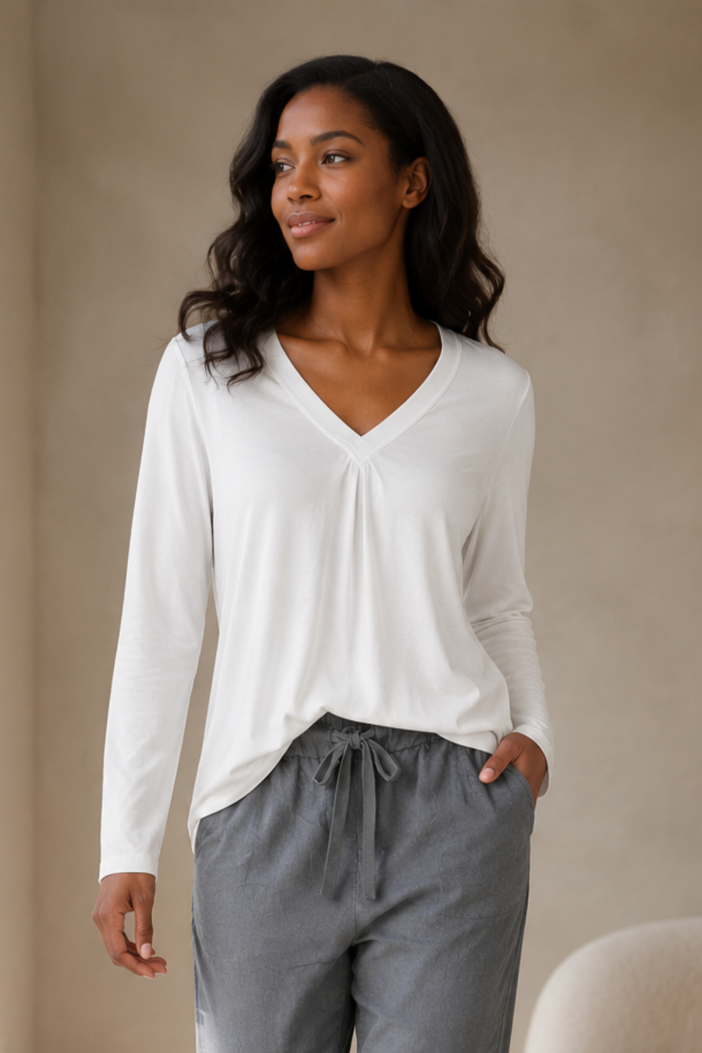 White Sherri Top