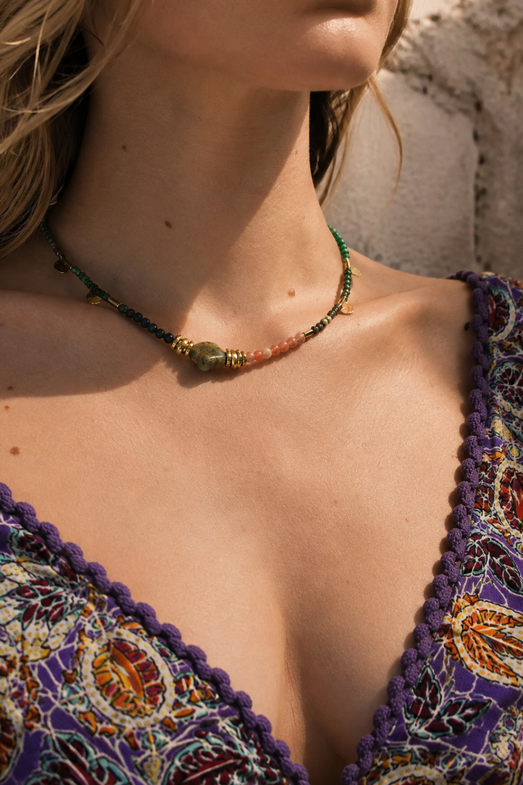 Colourful Shelly Necklace