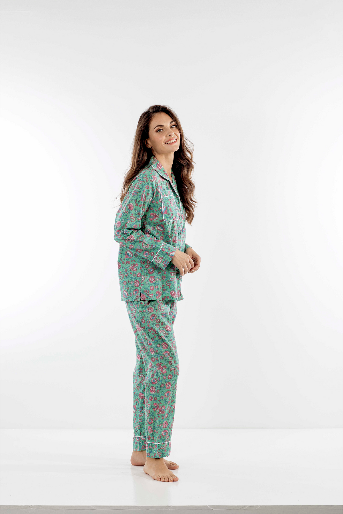 Green Long Set PJs