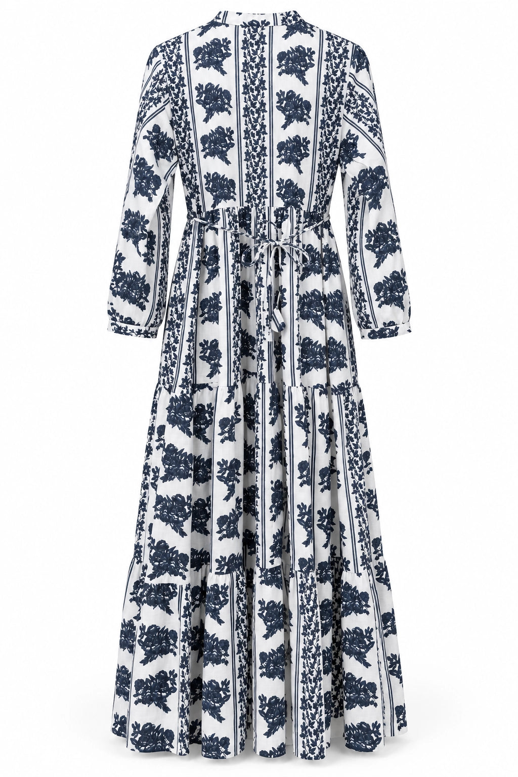 Black Floral Cotton Maya Dress