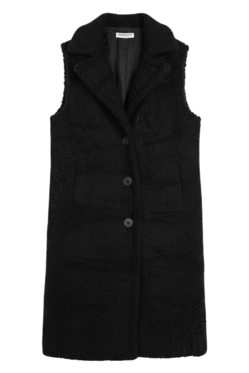 Black Teddy Gilet