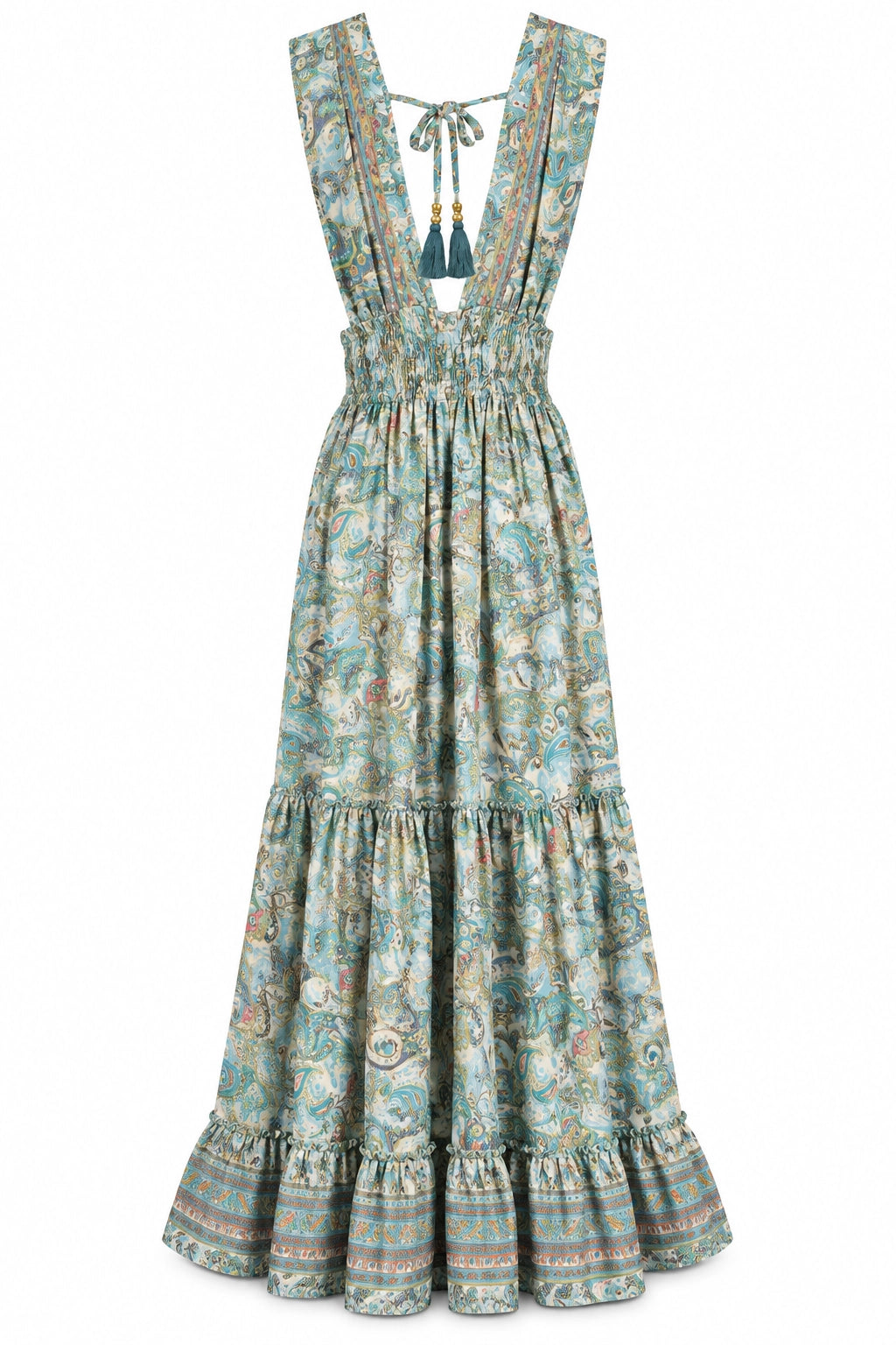 Blue and Aqua Terry Dress