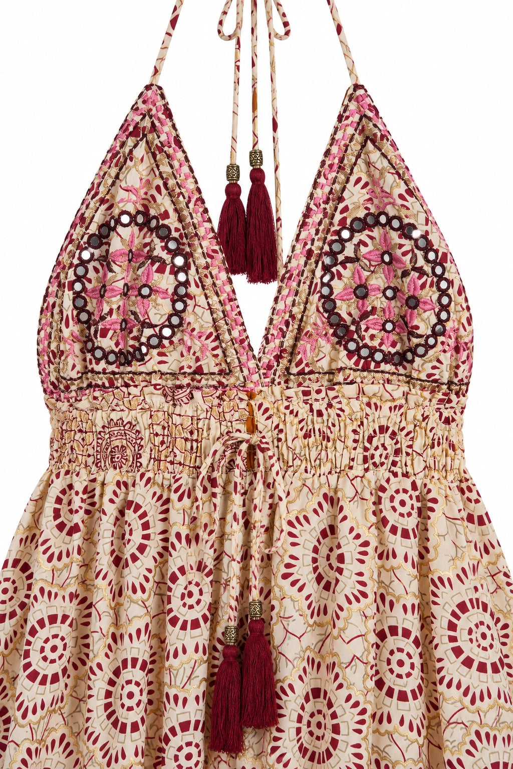 Burgundy Zaria Dress