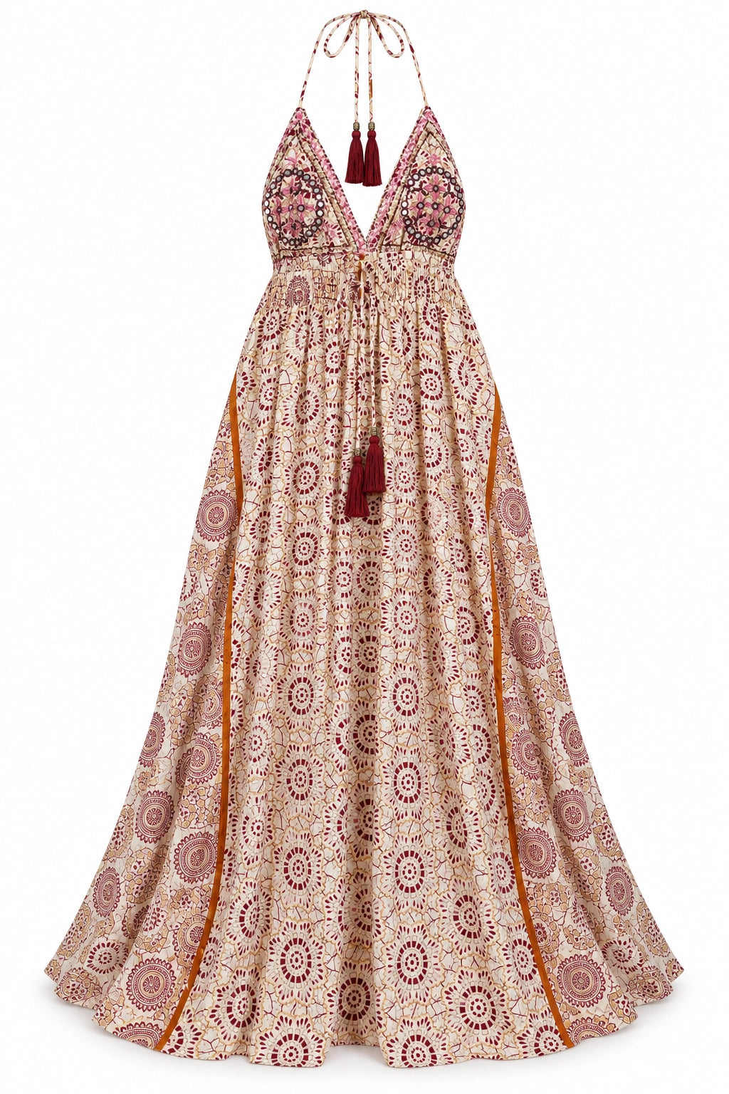 Burgundy Zaria Dress