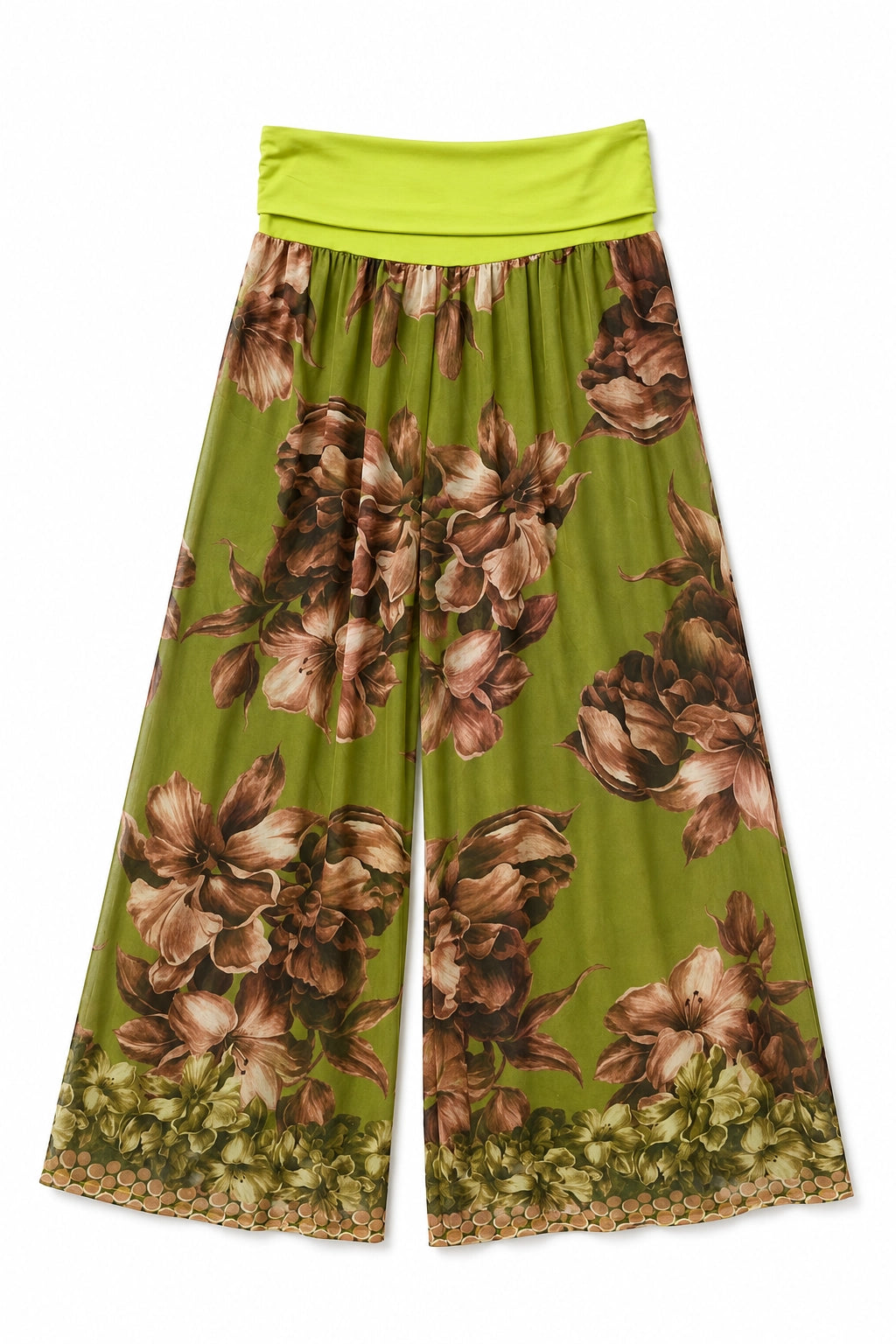 Chartreuse Bella Silk Pant