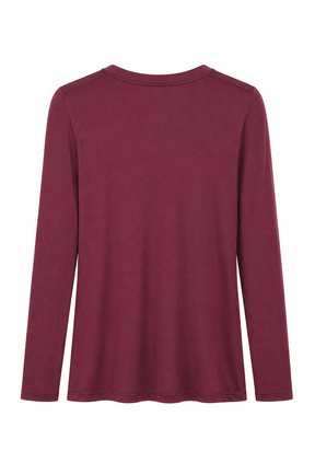 Burgundy Sherri Top
