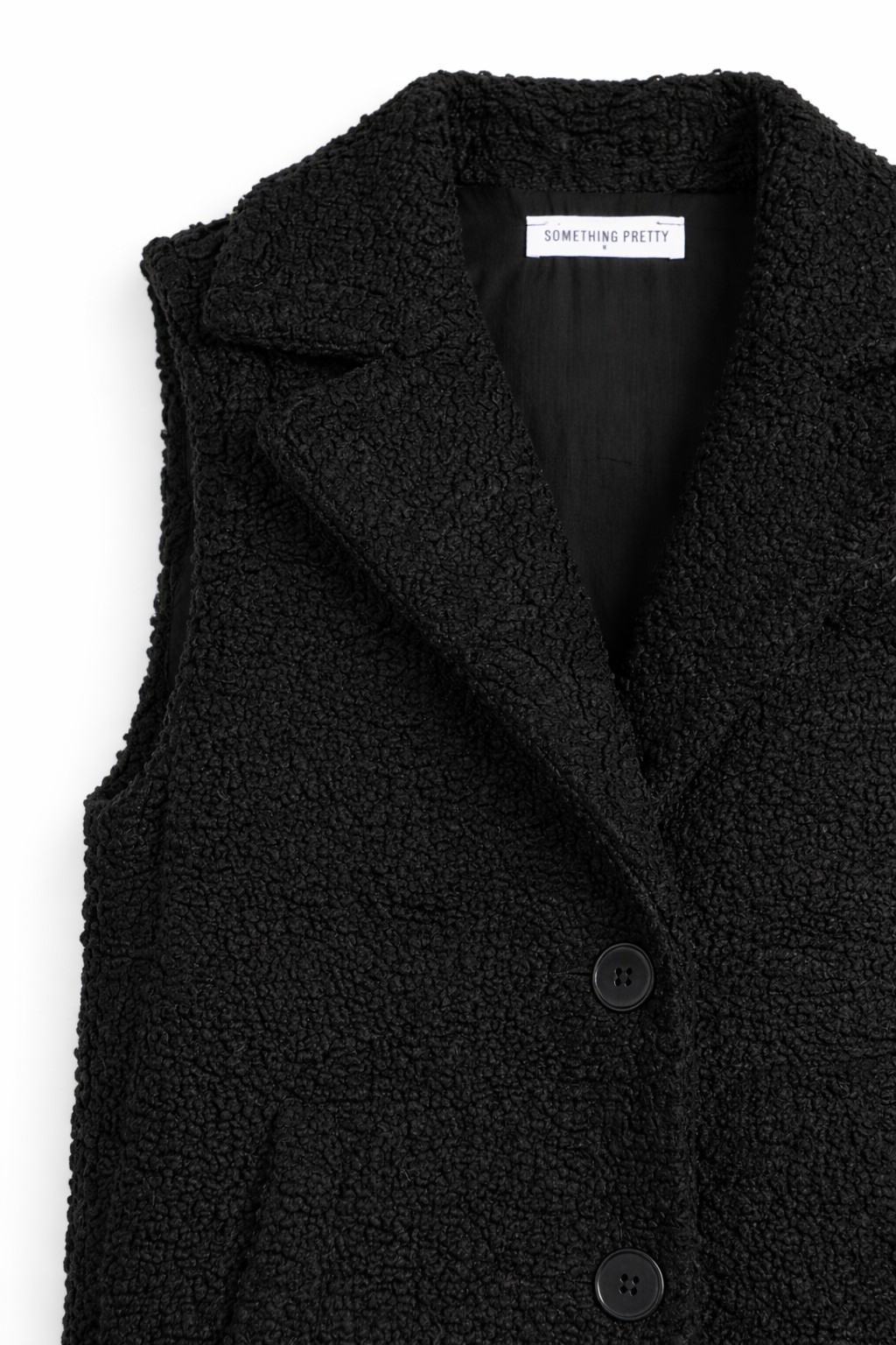Black Teddy Gilet