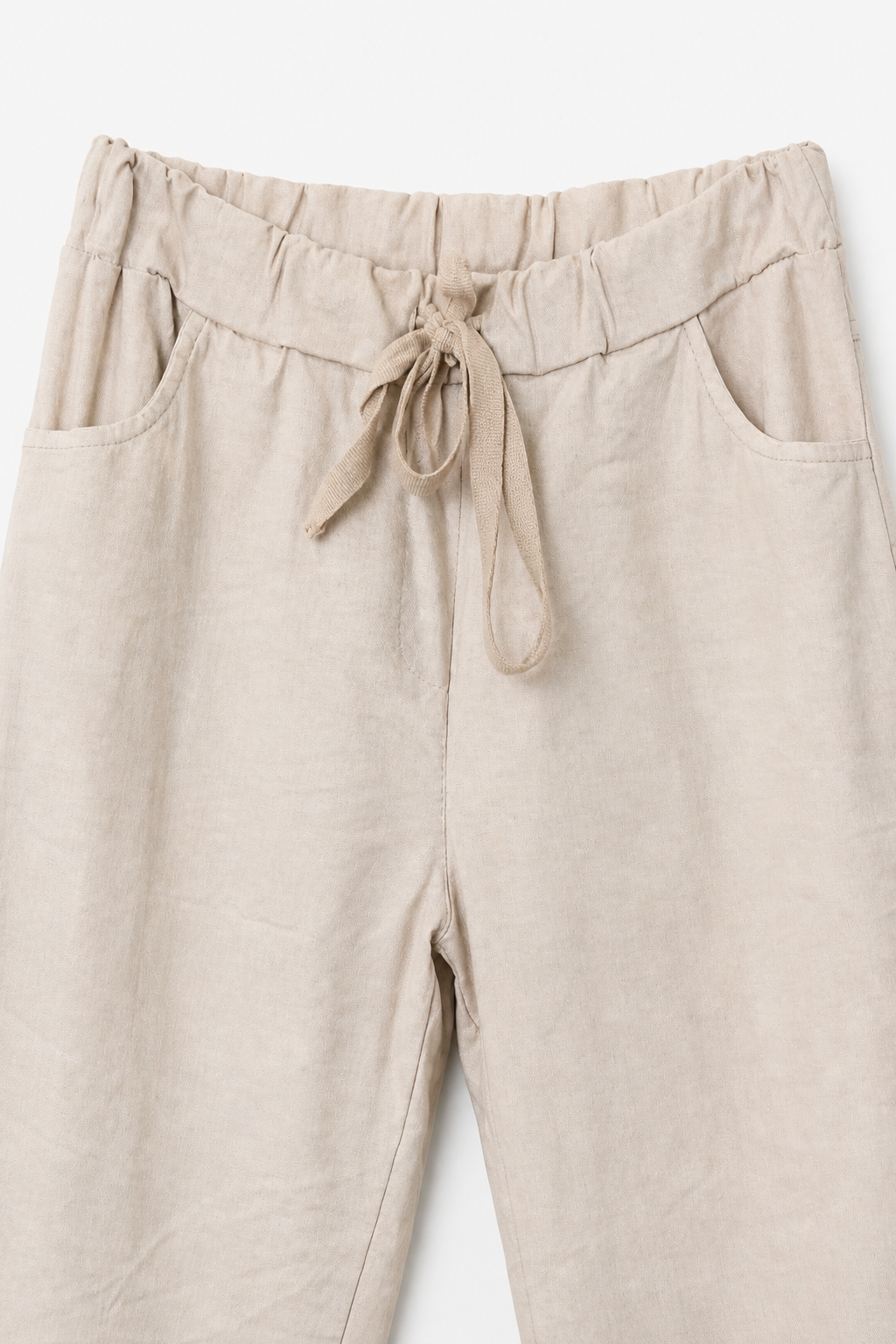 Cream Basic Jogger