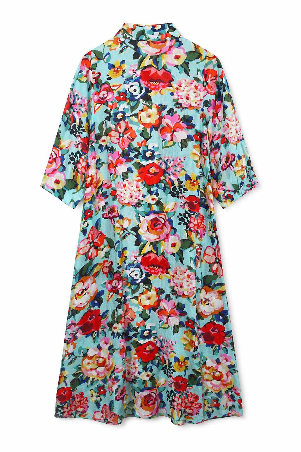 Tropical Shirt Dress