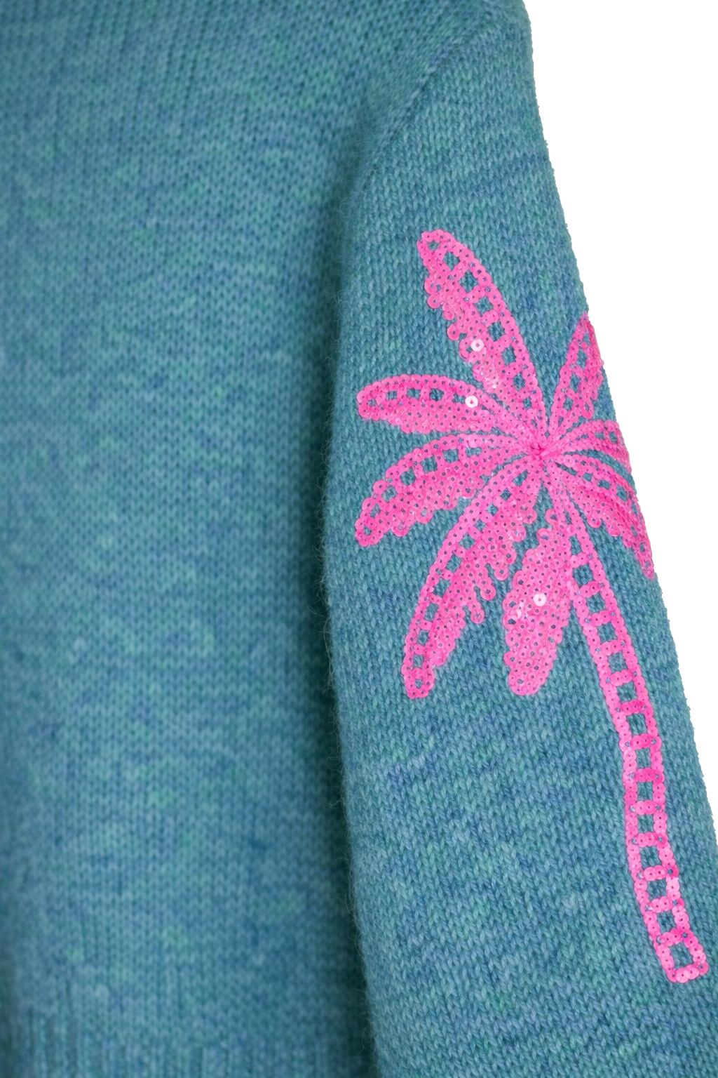 Teal and Pink Britney Jumper