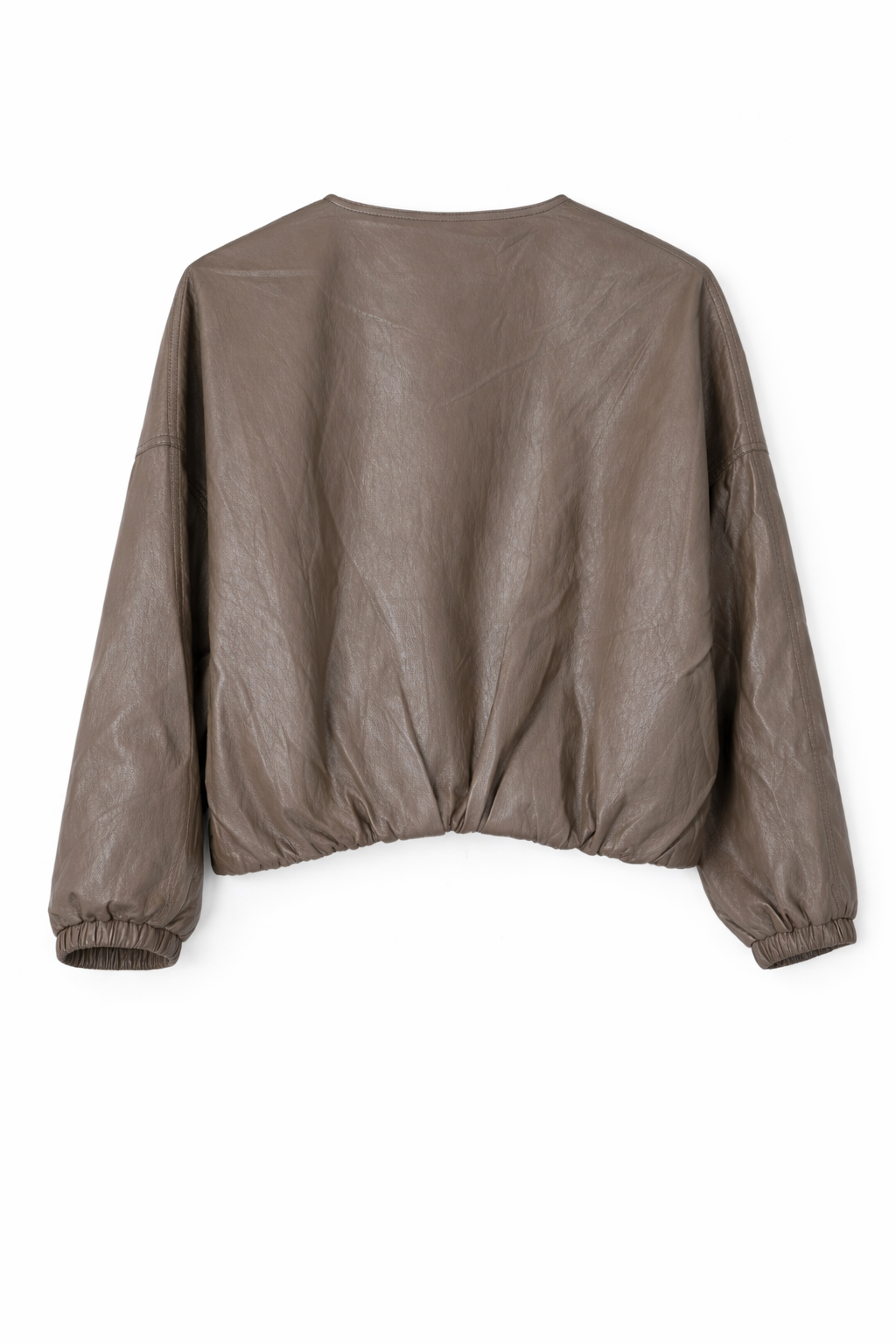 Mocha Pleather Jacket