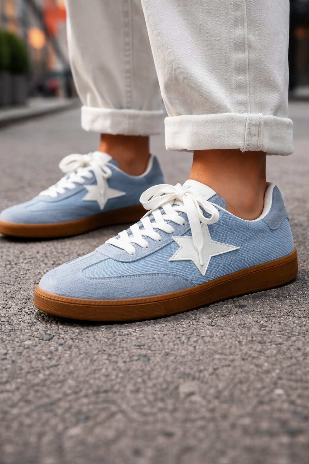 Blue Star Bowling Sneaker