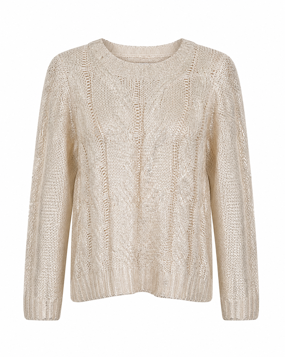 Gold Foil Cream Jumper