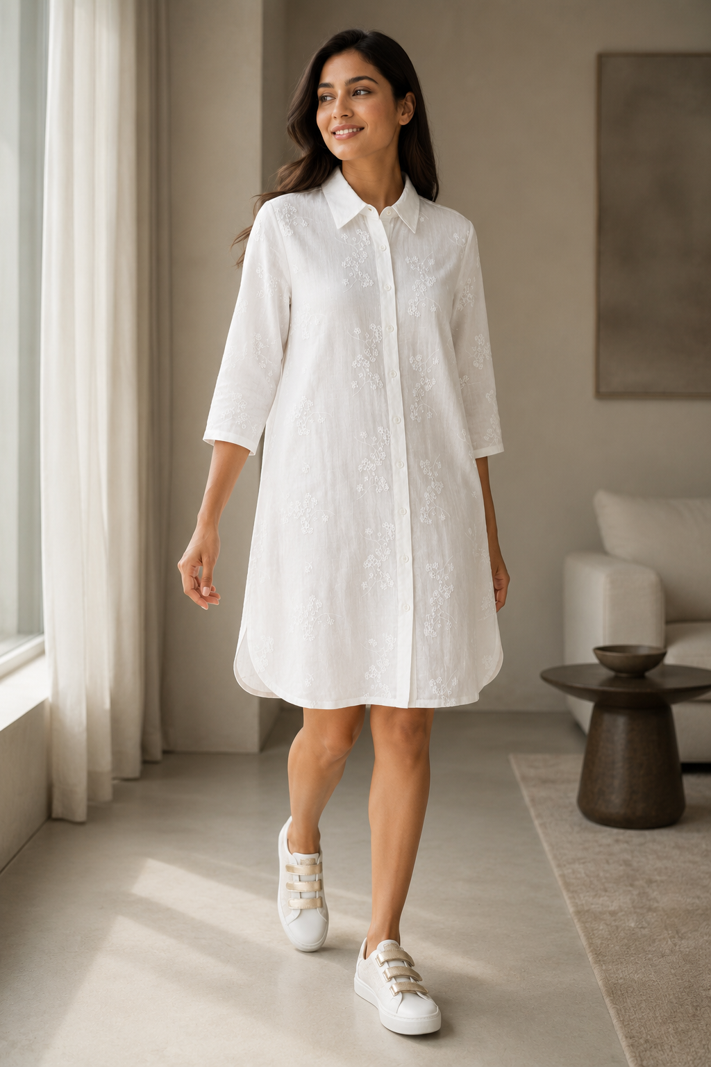 White Jayden Tunic