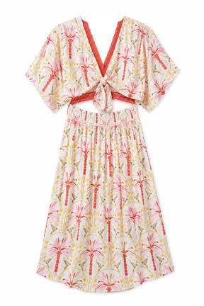 Coral Darcy Dress