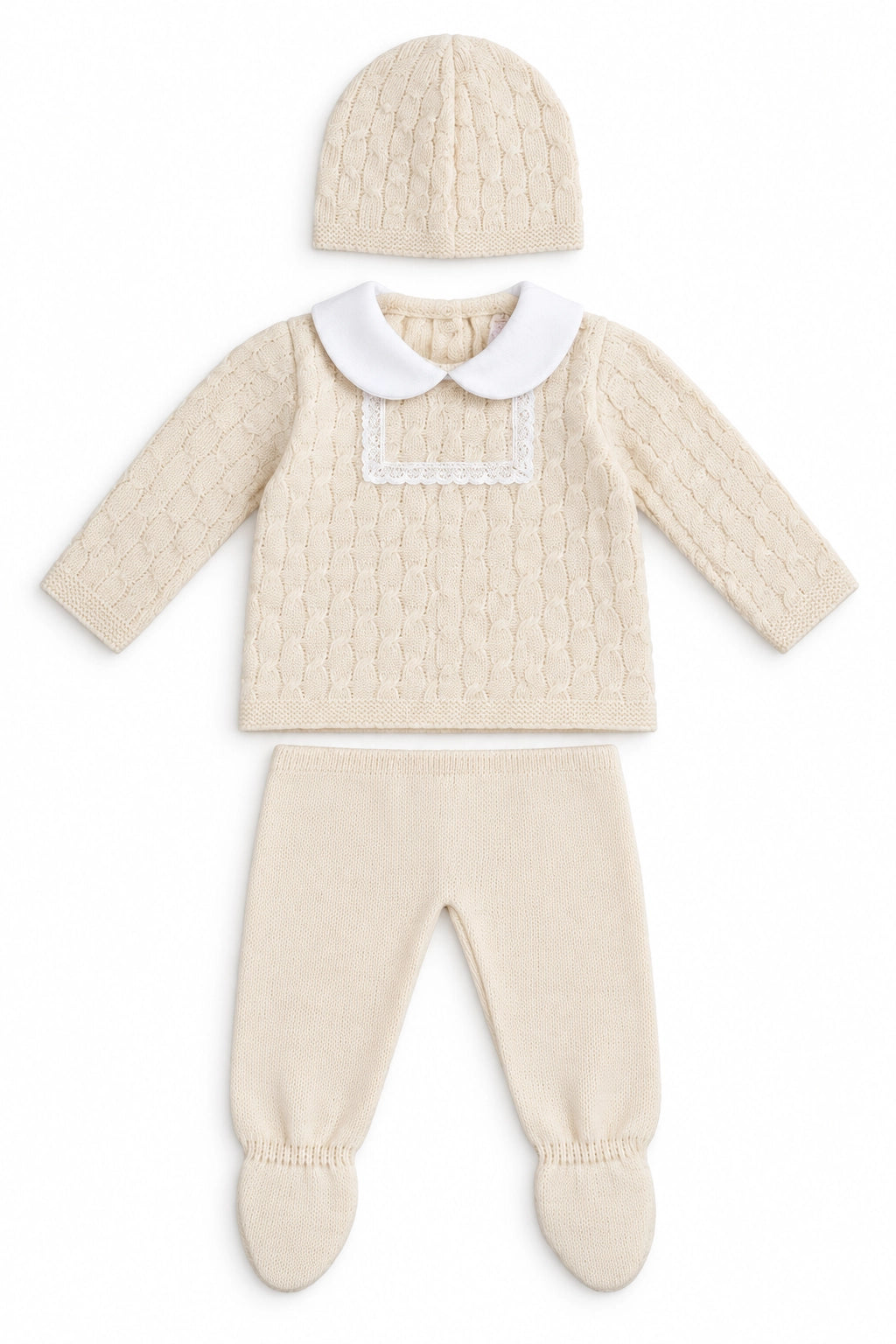 Cream Annabelle Knit Set