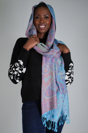 Turquoise Azra Scarf