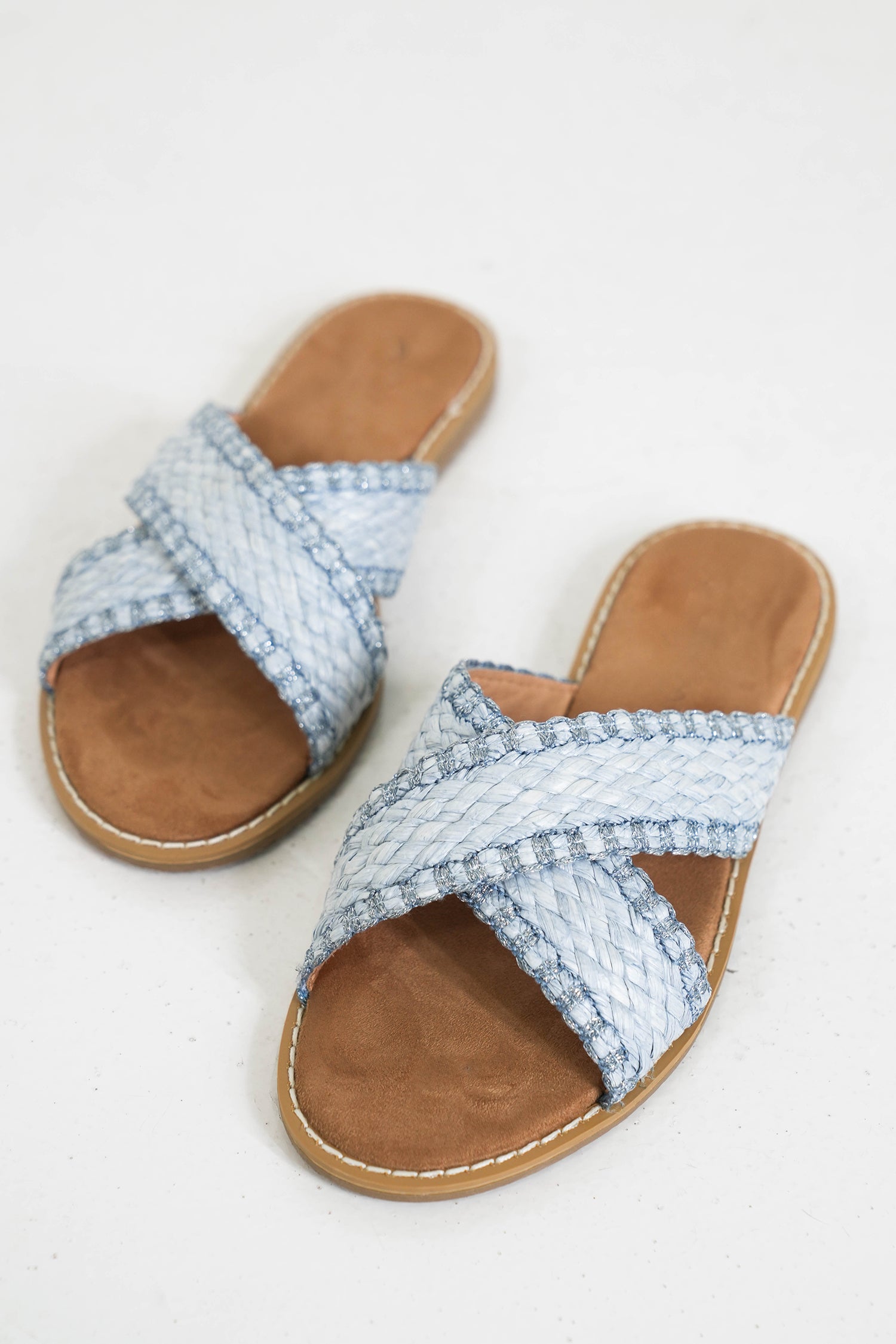 Blue Jessy Sandal, blue summer sandal from Something Pretty, alternative view
