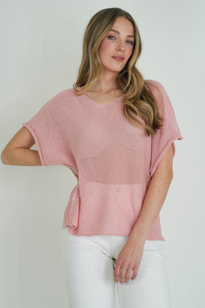 Salmon Basic Knit
