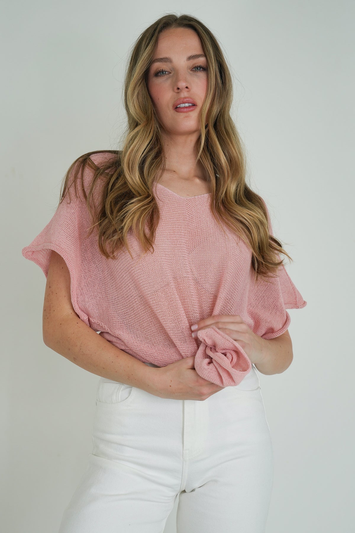 Salmon Basic Knit