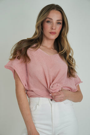 Salmon Basic Knit