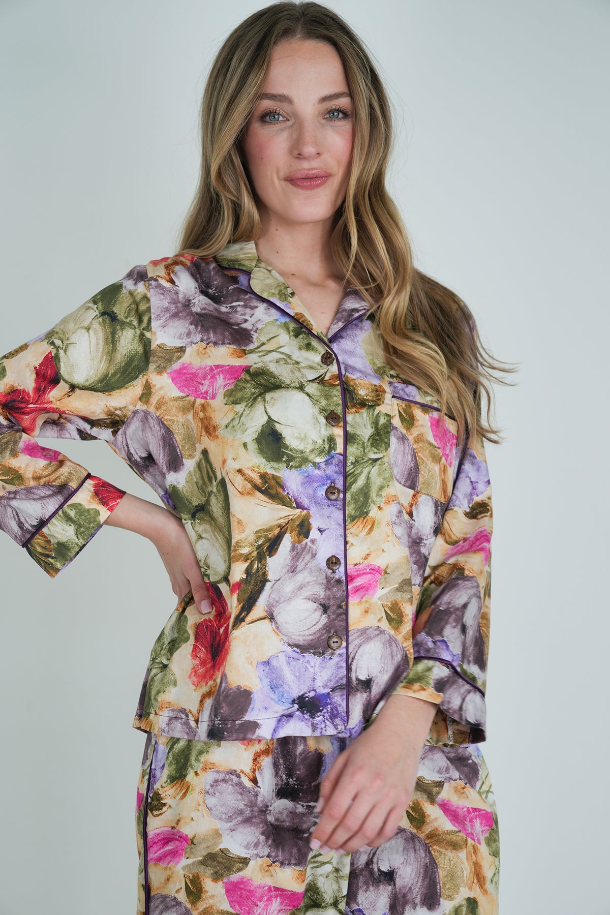 Purple Jennifer Long Set PJ