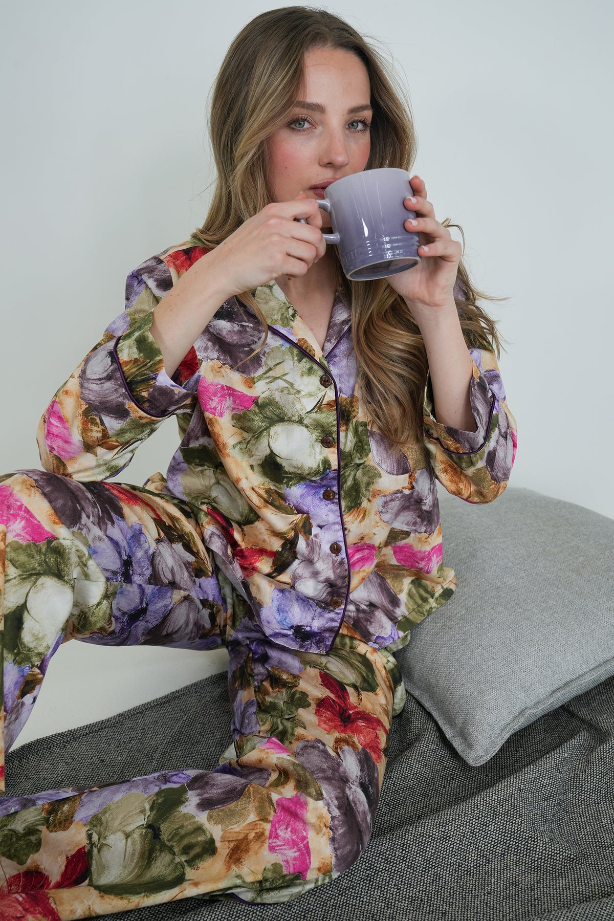 Purple Jennifer Long Set PJ