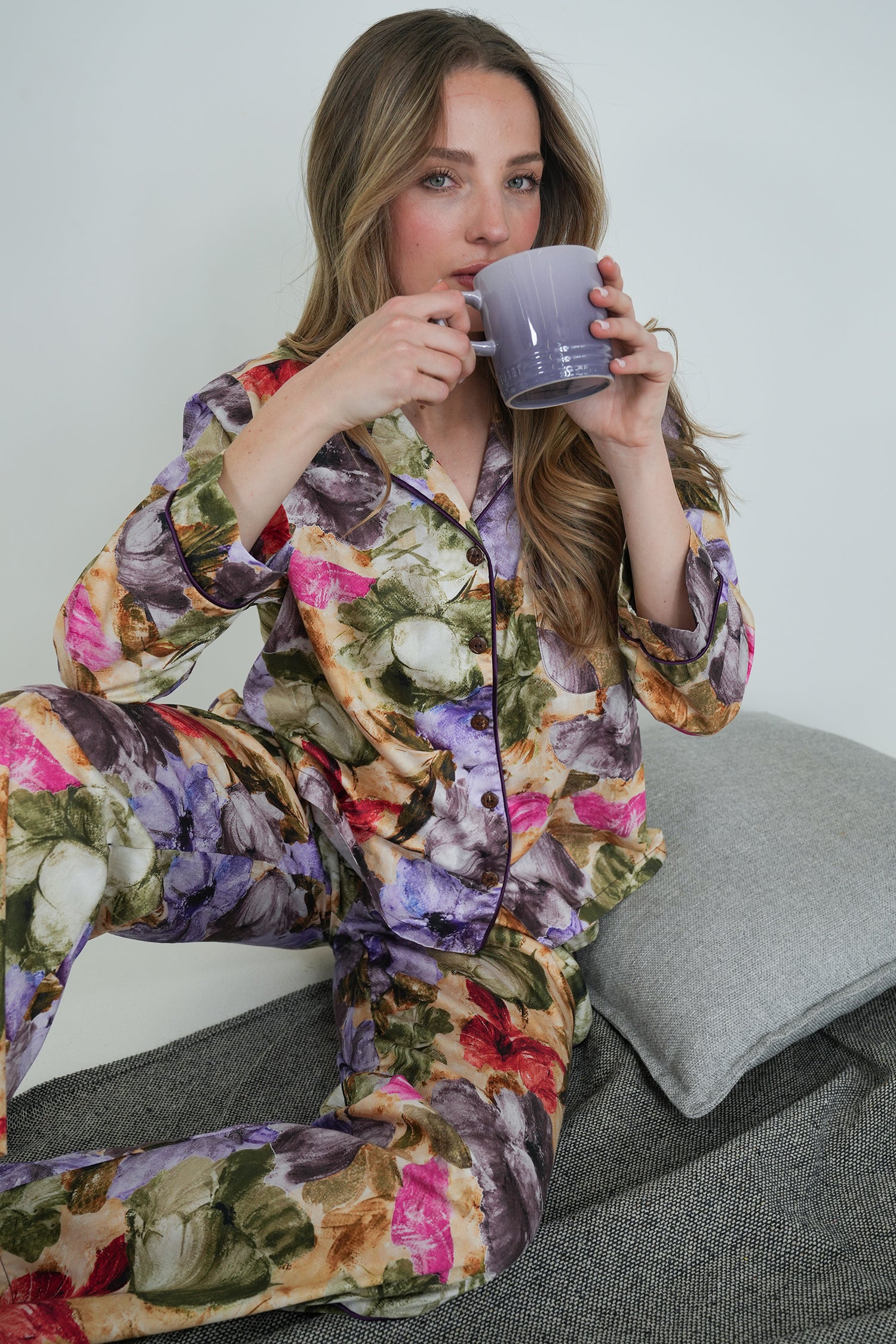 Purple Jennifer Long Set PJ