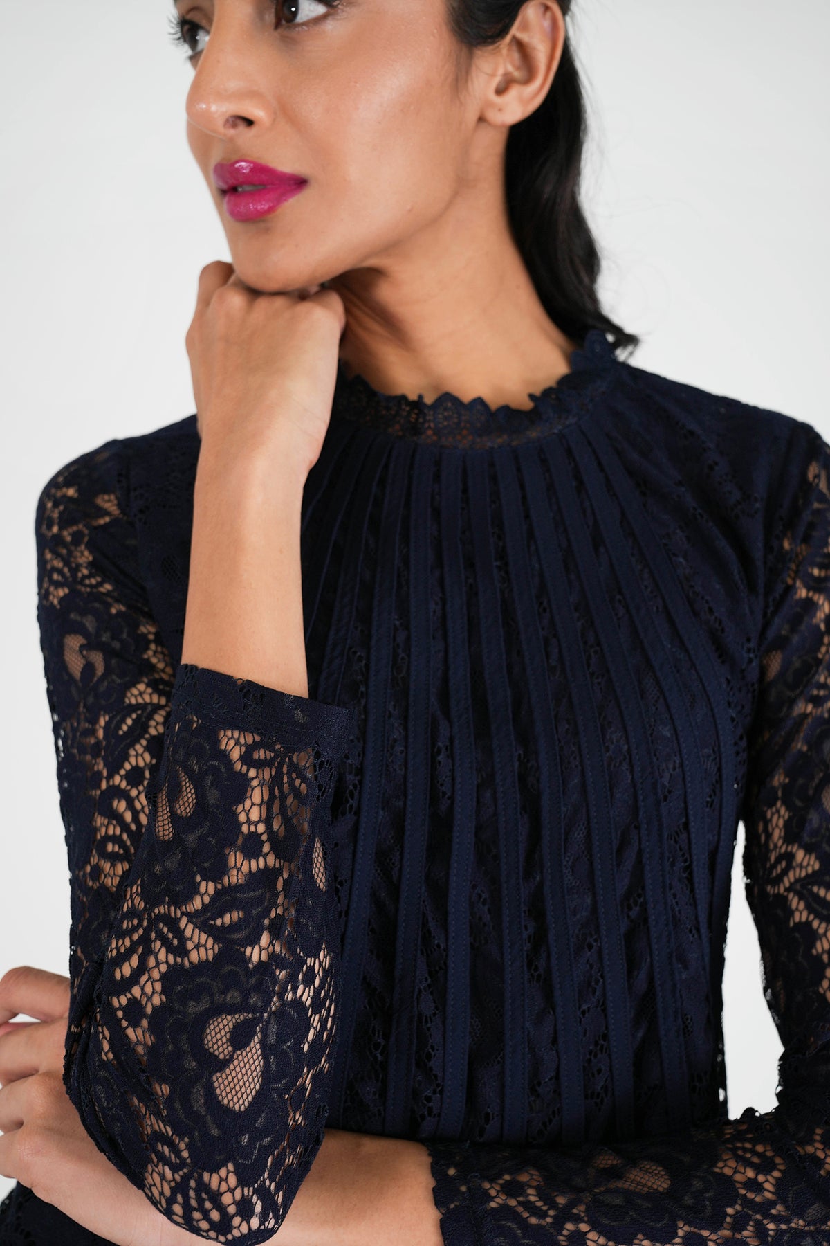 Ink Lace Tori Blouse