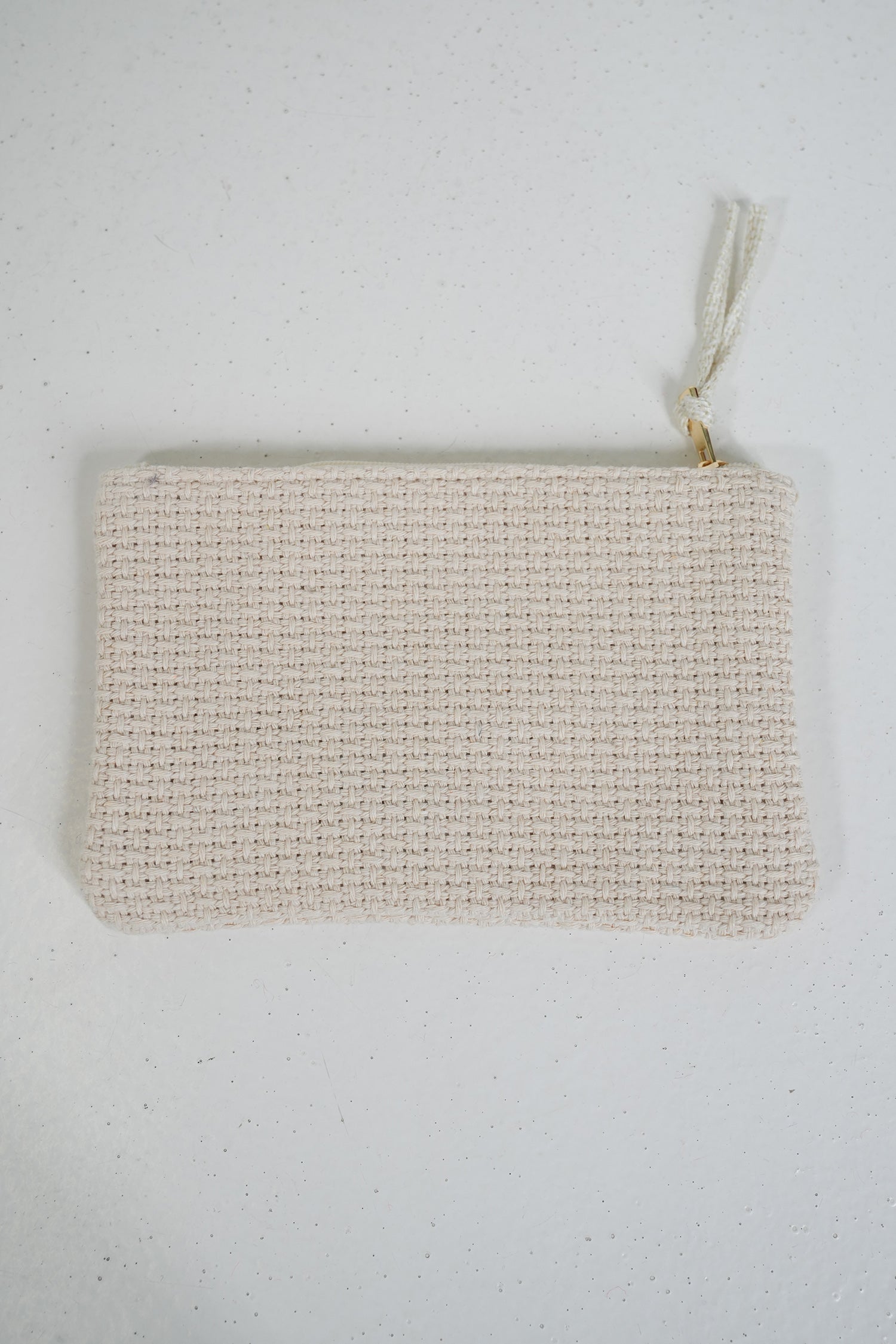 Raffia Amour Zip Bag, raffia handbag from Something Pretty, alternative view