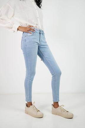 Powder Blue Push-Up Jeans