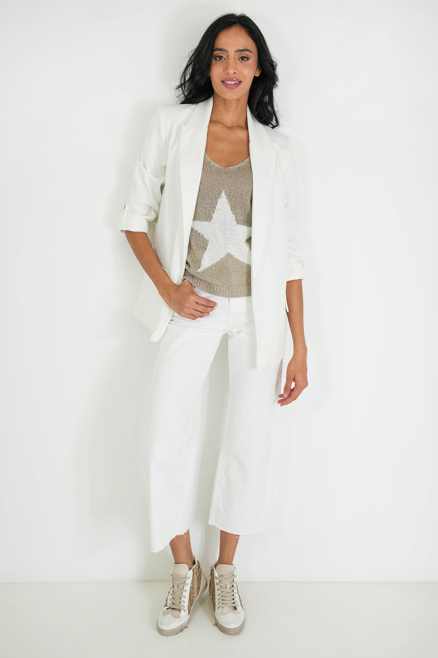 White Summer Blazer