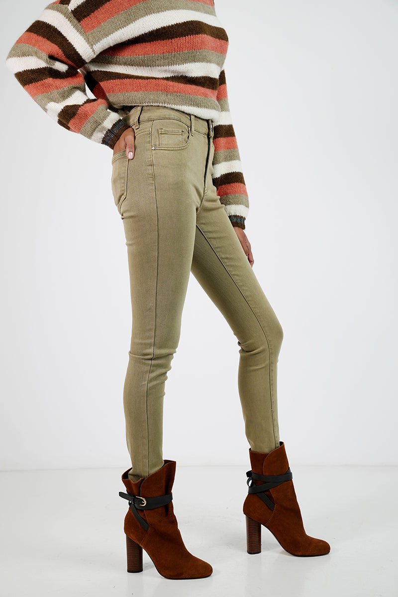 Beige Skinny Jeans