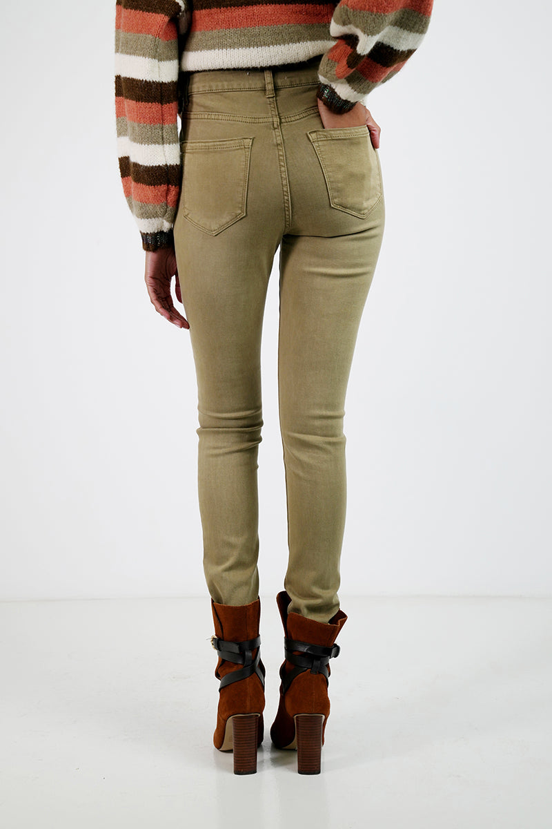 Beige Skinny Jeans