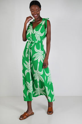 Green Palm Dress