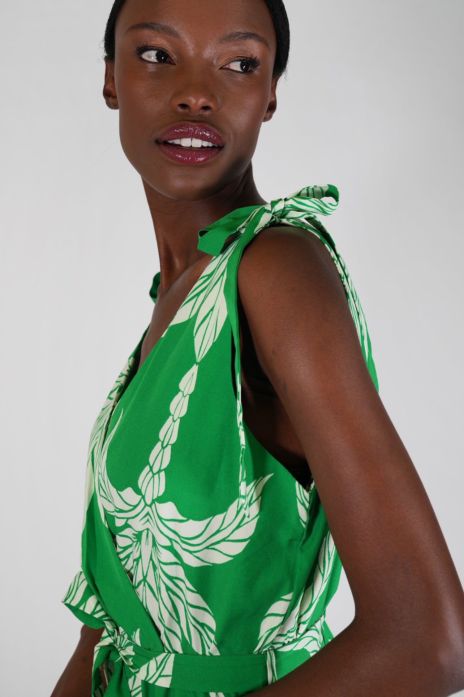 Green Palm Dress