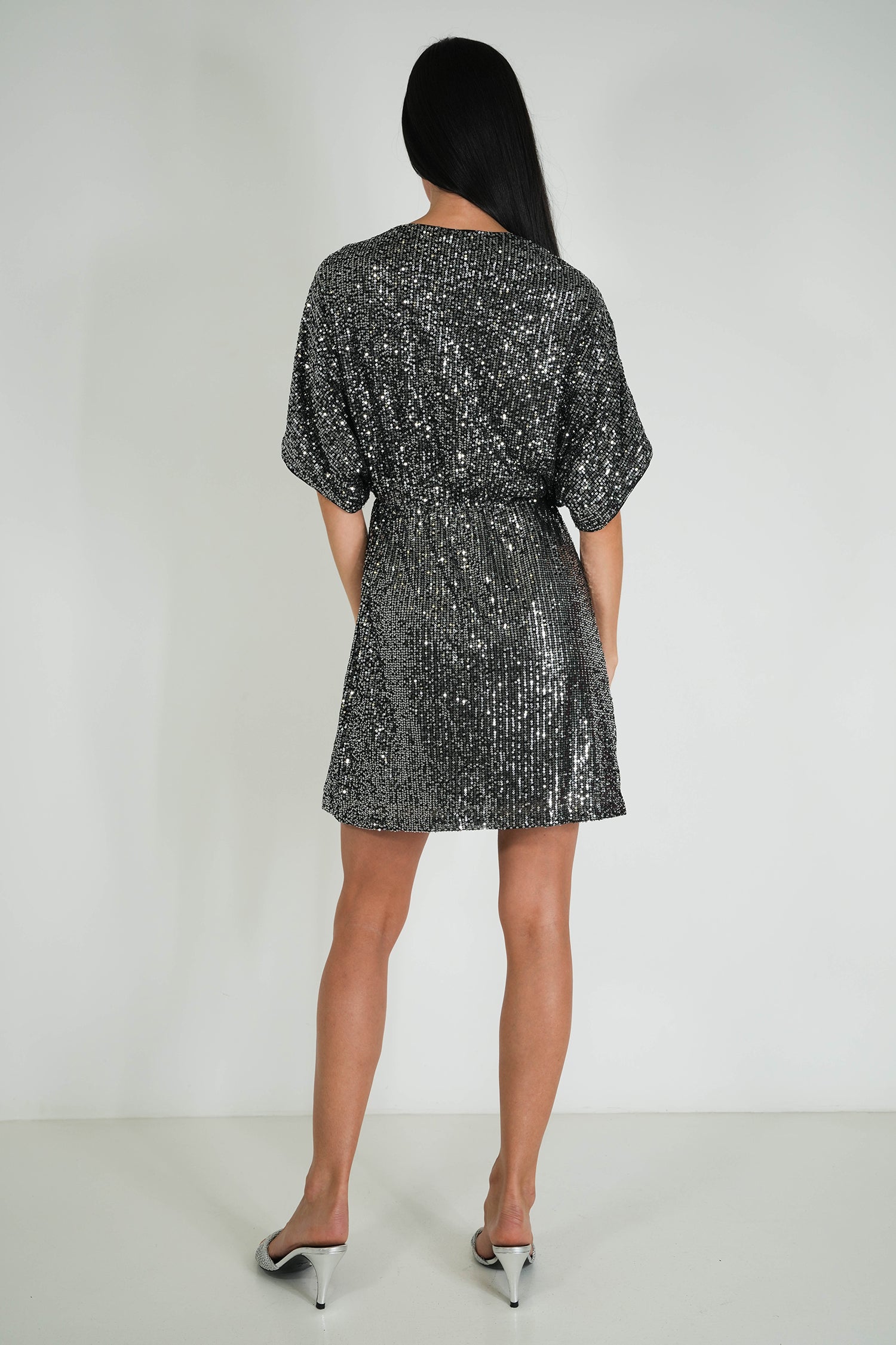 Black Sequin Zaza Dress