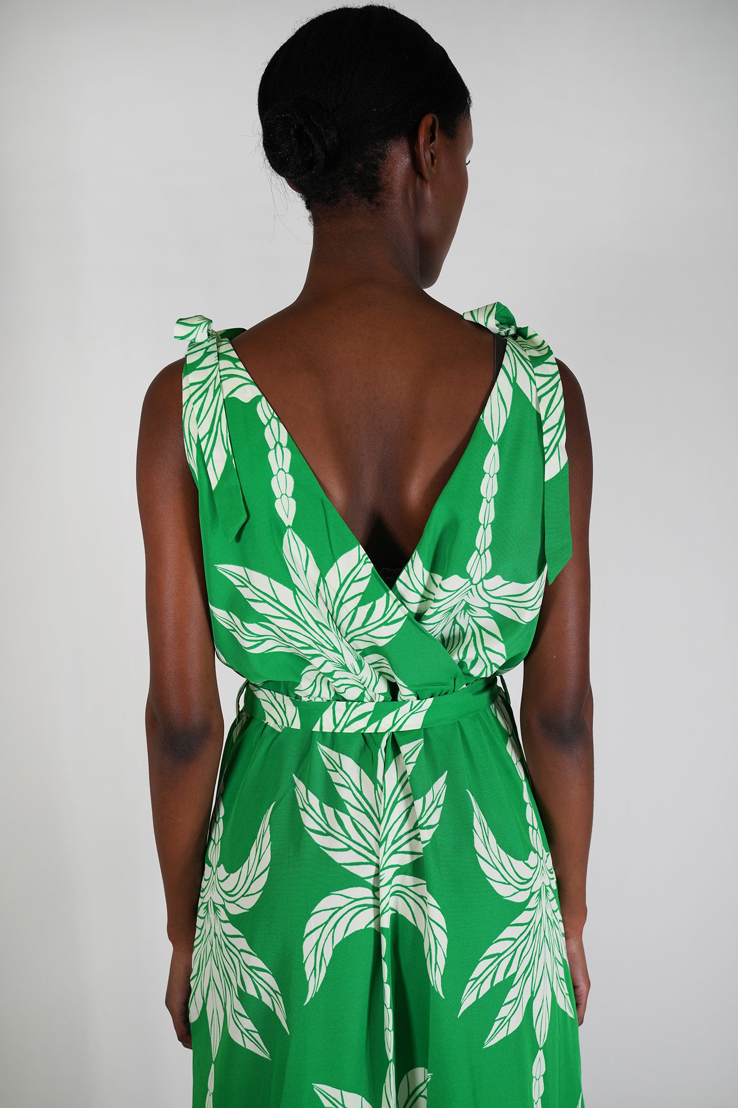 Green Palm Dress