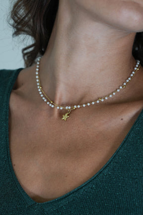 Pearl Starfish Necklace