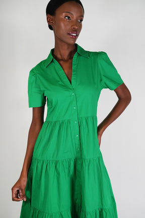 Green Shirt Dress