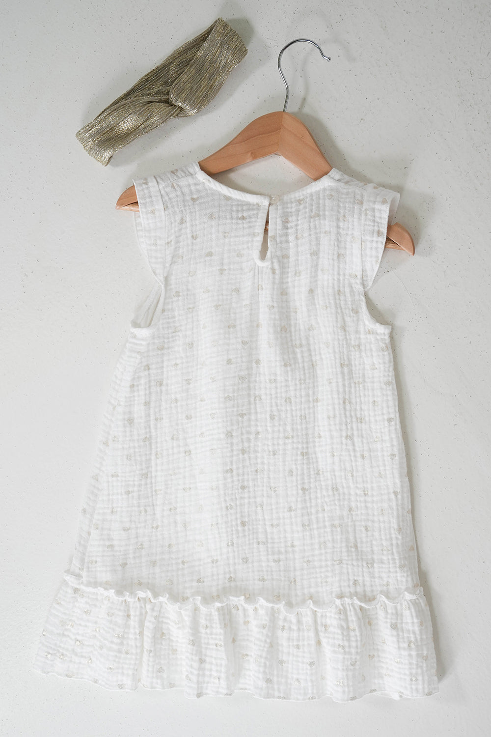 Beige Noa Dress Set, beige girls dress set from Something Pretty, alternative view