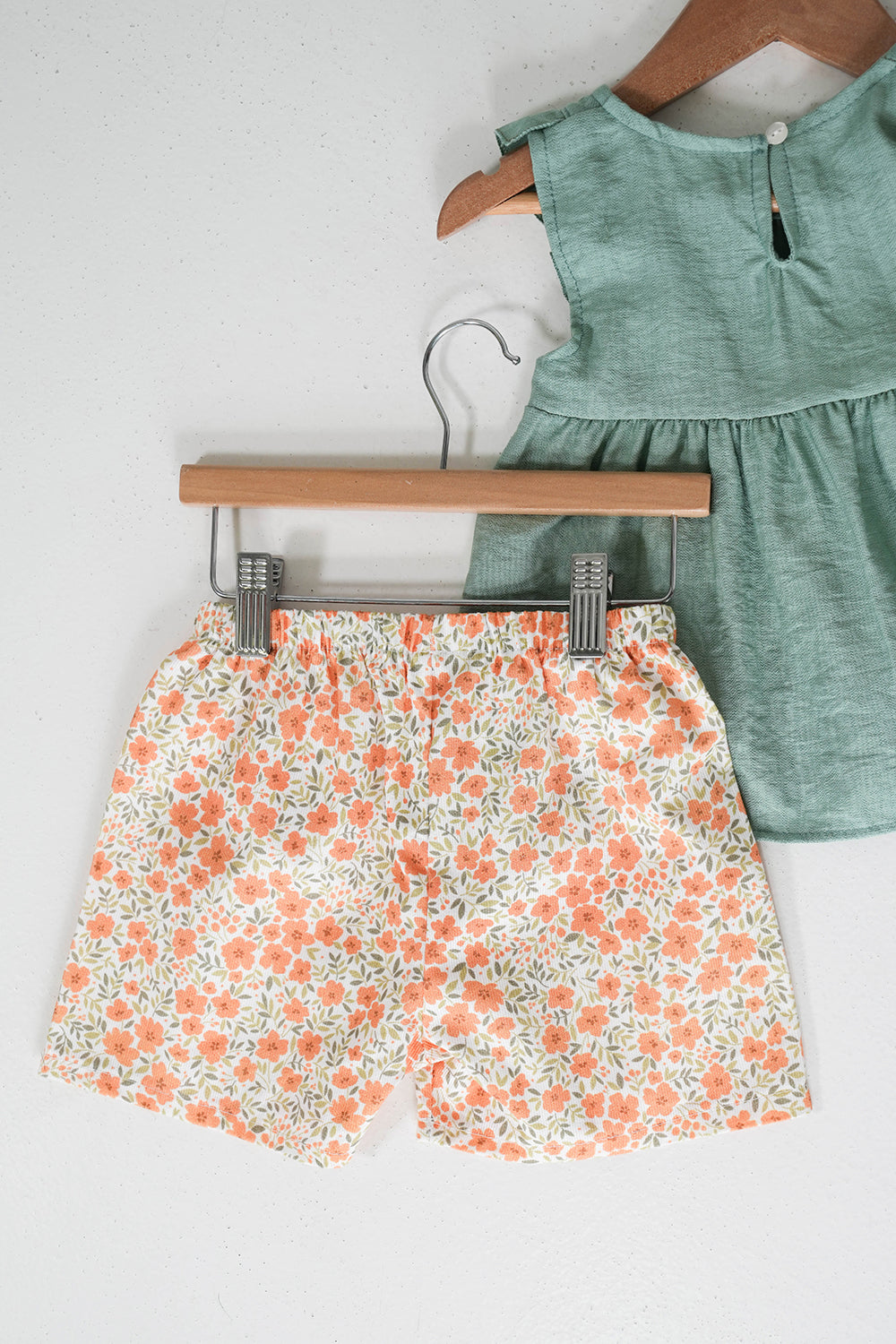 Sage Sophia Set, sage girls outfit set from Something Pretty, alternative view