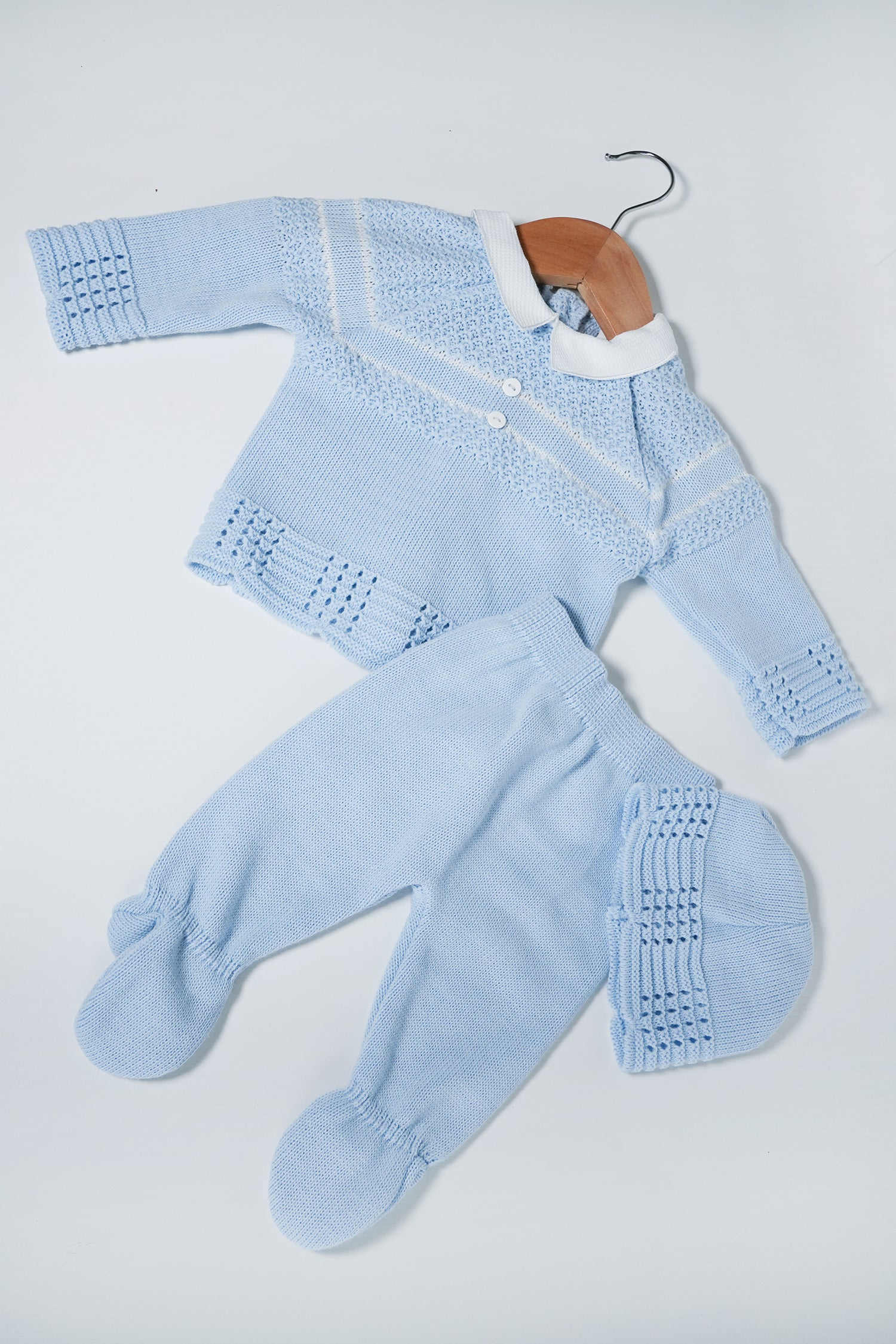 Blue Joshua Knit Set